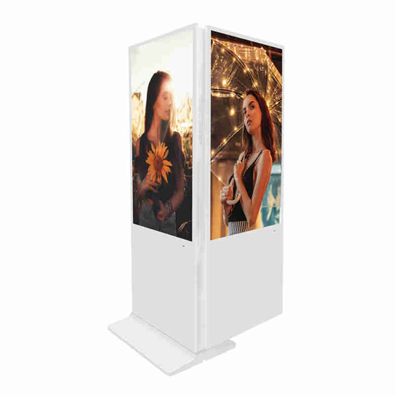 32 Zoll Floor Upstanding Double Sided Digital Signage Kiosk Advertising Player Billboard for shopping Mall, chain store and bank lobby